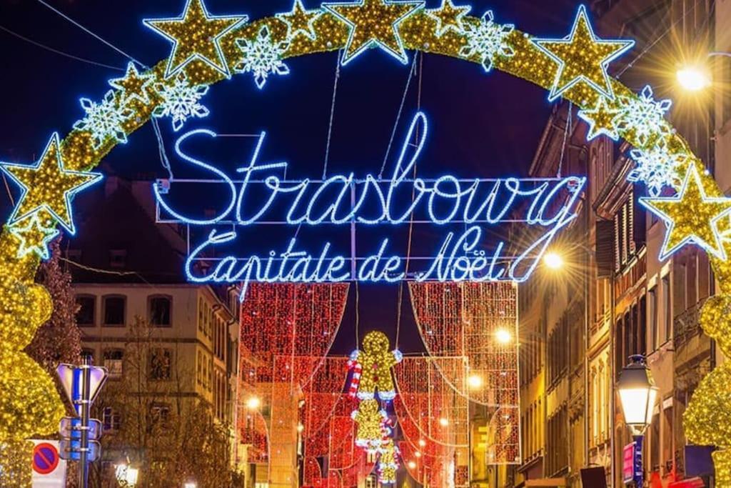 Appartement Neuf Haut Standing - Jacuzzi A Strasbourg シルティグアイム エクステリア 写真